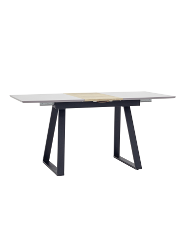 Стол обеденный Stool group Детройт, раскладной, 120-160х80, серый