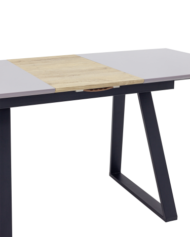Стол обеденный Stool group Детройт, раскладной, 120-160х80, серый