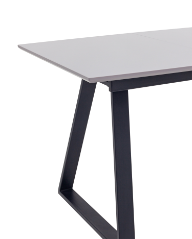 Стол обеденный Stool group Детройт, раскладной, 120-160х80, серый