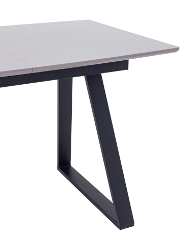 Стол обеденный Stool group Детройт, раскладной, 120-160х80, серый