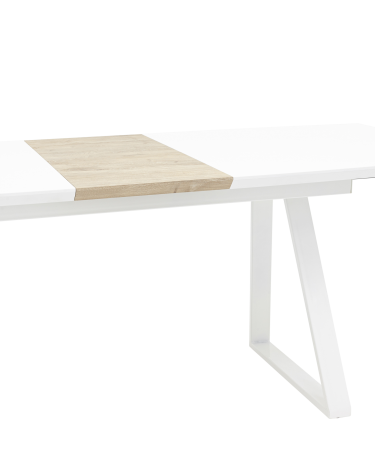Стол обеденный Stool group Детройт, раскладной, 160-200х90, белый