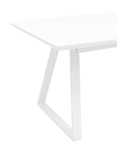 Стол обеденный Stool group Детройт, раскладной, 160-200х90, белый