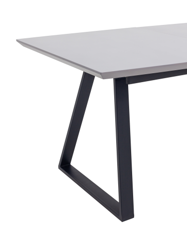 Стол обеденный Stool group Детройт, раскладной, 160-200х90, серый