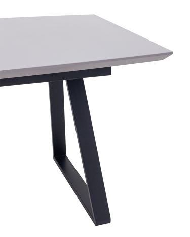 Стол обеденный Stool group Детройт, раскладной, 160-200х90, серый