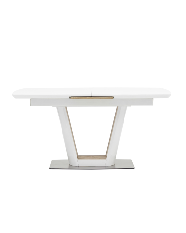 Стол обеденный раскладной Stool group Атланта 160-200х90 Белый