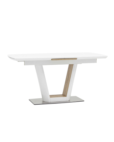 Стол обеденный раскладной Stool group Атланта 160-200х90 Белый