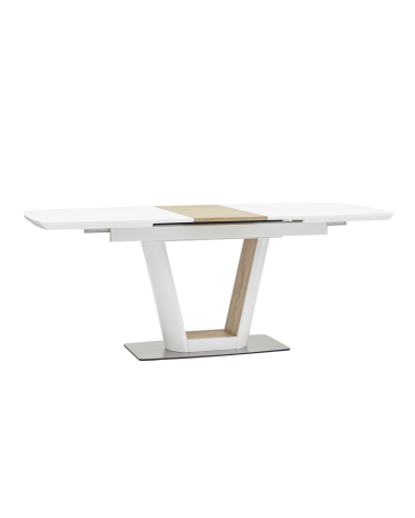 Стол обеденный раскладной Stool group Атланта 160-200х90 Белый