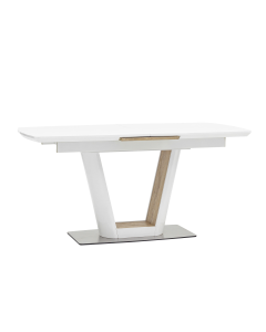 Стол обеденный раскладной Stool group Атланта 160-200х90 Белый