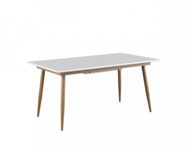 Стол обеденный Stool group Стокгольм, раскладной, 160-220*90, белый