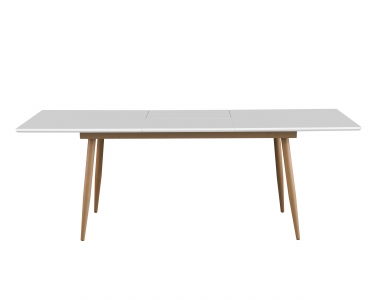 Стол обеденный Stool group Стокгольм, раскладной, 160-220*90, белый