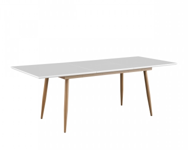 Стол обеденный Stool group Стокгольм, раскладной, 160-220*90, белый