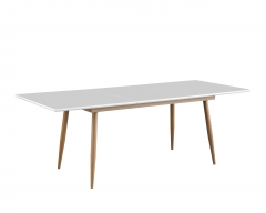 Стол обеденный Stool group Стокгольм, раскладной, 160-220*90, белый