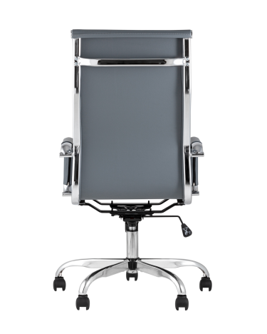 Кресло руководителя Stool group TopChairs City Серое