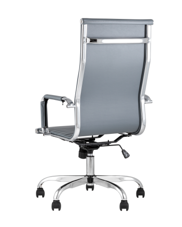 Кресло руководителя Stool group TopChairs City Серое