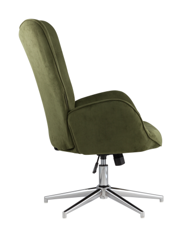 Кресло Stool group Филадельфия регулируемое, замша, хаки