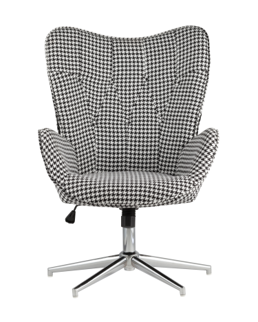 Кресло Stool group Филадельфия регулируемое, черно-белое