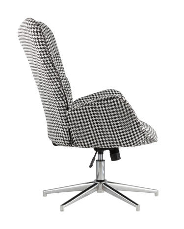 Кресло Stool group Филадельфия регулируемое, черно-белое