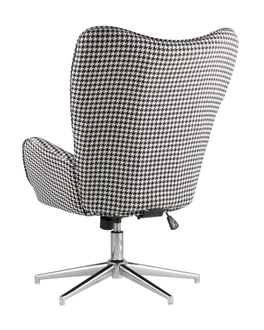 Кресло Stool group Филадельфия регулируемое, черно-белое