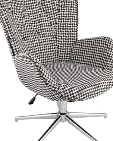 Кресло Stool group Филадельфия регулируемое, черно-белое
