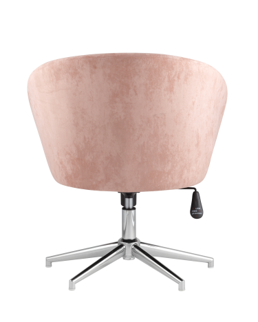Кресло Stool group Харис регулируемое, замша, пыльно-розовый