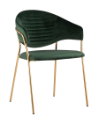 Стул Stool group Эвита, велюр зеленый