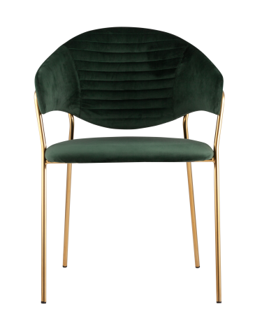 Стул Stool group Эвита, велюр зеленый