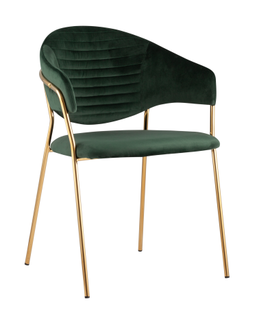 Стул Stool group Эвита, велюр зеленый