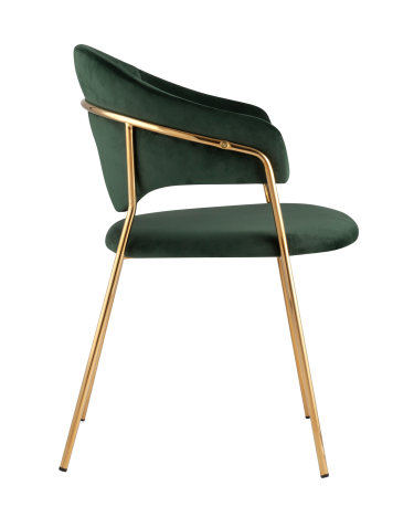 Стул Stool group Эвита, велюр зеленый