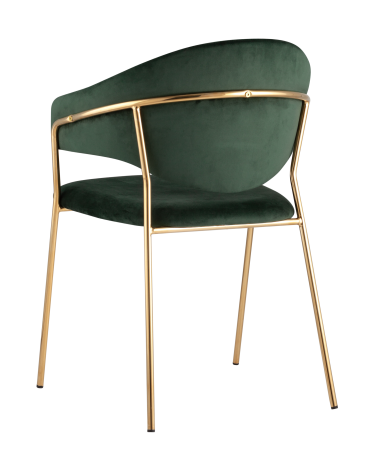 Стул Stool group Эвита, велюр зеленый