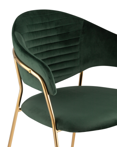 Стул Stool group Эвита, велюр зеленый