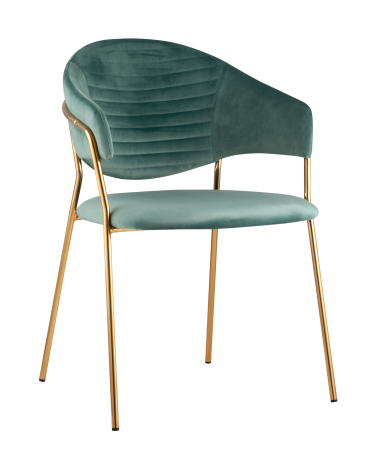 Стул Stool group Эвита, велюр мятный