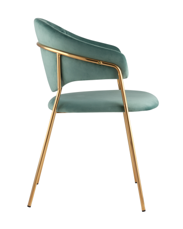 Стул Stool group Эвита, велюр мятный