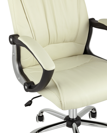 Кресло руководителя Stool group TopChairs Tower Бежевое