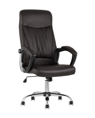 Кресло руководителя Stool group TopChairs Tower Коричневое