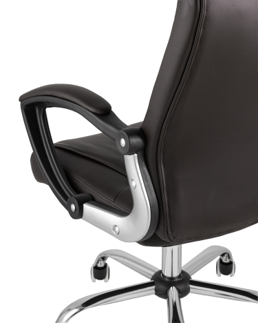 Кресло руководителя Stool group TopChairs Tower Коричневое