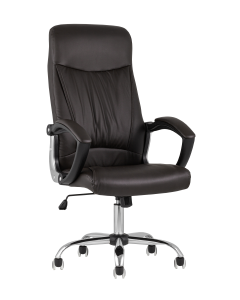 Кресло руководителя Stool group TopChairs Tower Коричневое