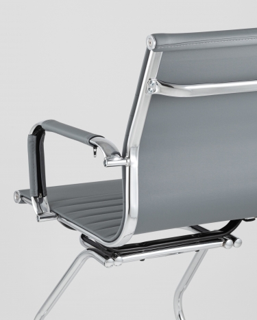 Кресло для посетителей TopChairs Visit Серое