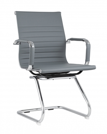 Кресло для посетителей TopChairs Visit Серое