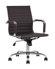Кресло офисное Stool group TopChairs City S Коричневое