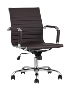 Кресло офисное Stool group TopChairs City S Коричневое