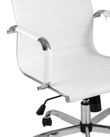 Кресло руководителя Stool group TopChairs City Белое