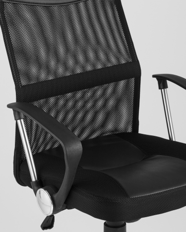 Кресло офисное TopChairs Benefit Черное