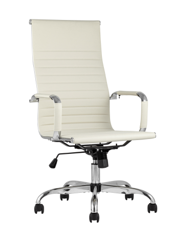 Кресло руководителя Stool group TopChairs City Бежевое