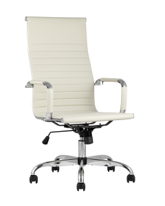 Кресло руководителя Stool group TopChairs City Бежевое