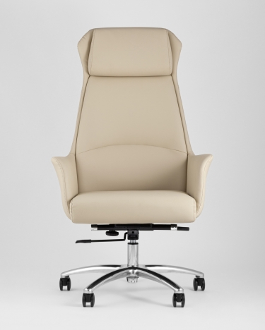 Кресло руководителя Stool group TopChairs Viking New, бежевое