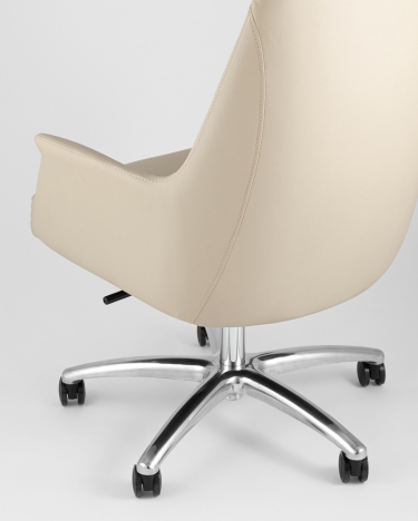 Кресло руководителя Stool group TopChairs Viking New, бежевое