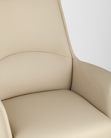 Кресло руководителя Stool group TopChairs Viking New, бежевое