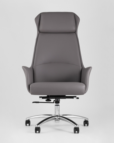 Кресло руководителя Stool group TopChairs Viking New, серое