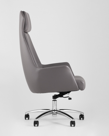 Кресло руководителя Stool group TopChairs Viking New, серое