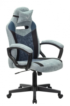 Кресло игровое Бюрократ VIKING 6 KNIGHT BL FABRIC Синий